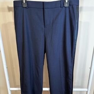 Banana Republic Deep Blue Pants with black line